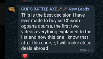 Student review from Tunde